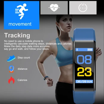2019 Naujas Smart Watch Vyrų, Moterų Širdies ritmo Monitorius Kraujo Spaudimas Fitness Tracker Smartwatch Sporto Žiūrėti 