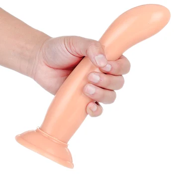 225*45mm siurbtukas Analinis Dildo Butt Plug Moterų Masturbator G-Spot Analinis Kaištis Minkštas Vibratorių Buttplug Išangę Sekso Žaislai Moteris