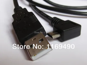 3 Straipsnis USB 2.0 A male tiesiai laidą Į Micro Male Kairysis Kampas Išplėtimo Jungtys Duomenų Įkrovimo Kabelis, 1 metras / 3ft