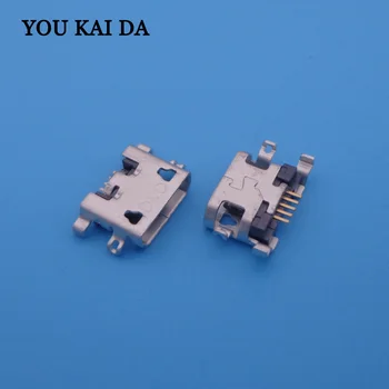 50pcs 5pin Mini Micro USB Lizdas adapteris jungties įkrovimo lizdas kištukinis lizdas kištukas DOOV D9 D50 D10 D210 D3, D300 D7 D770 D900/S D500