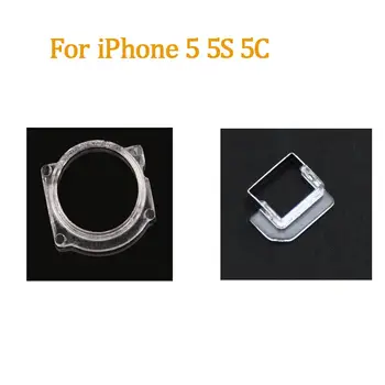 50set/daug Priekinė Kamera Plastiko Laikiklis iPhone 5 5S 5C Susiduria Kamera Įrašo Žiedas Šviesos Jutiklio Laikiklis
