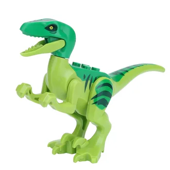 8pcs/Set YG77043 Juros periodo Dinozaurų Velociraptor Statybiniai Blokai, Plytos, dukart ridgedon Spinosaurus žaislai dovanos vaikams