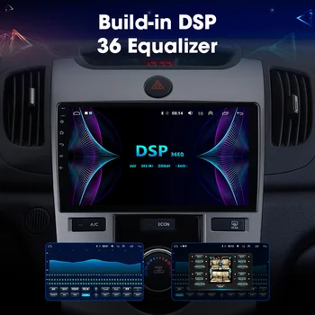 Android 8.1 RDS DSP 36EQ Įrėminti 9 Colių Automobilinis Multimedia Grotuvas GPS Navigacija Stereo Radijo 2008-2013 Kia Cerato