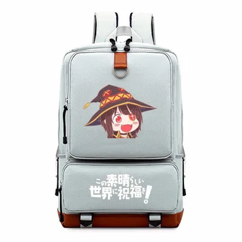 Anime KonoSuba Dievas laimina Šį Nuostabų Pasaulį Megumin kuprinė Mokyklos kelionės krepšys