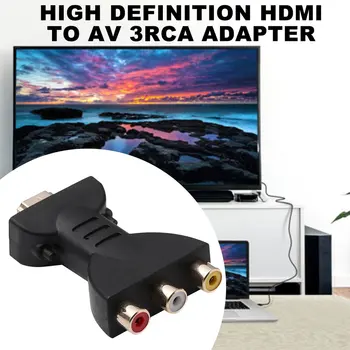 AV Skaitmeninio Signalo HDMI, 3 RCA Audio Adapter Component Keitiklis, Vaizdo Garso Adapteris AV Component Konverteris Dropshipping Karšto