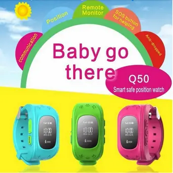 Kūdikio, vaiko gps tracker q50 vaikai gps smart mini laikrodis-telefonas