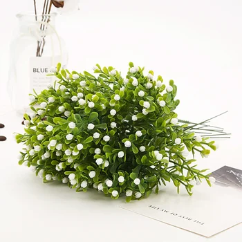Mini 20*5cm Milano Dirbtiniai Augalai Netikrą Tikroviška Plastikinis Žolės, Gėlių Dekoracija Namuose Gadren Sienų Apdailai Priedai