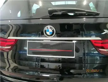 Naujų Automobilių Stiliaus Lipdukai Nerūdijančio Plieno Galinės bagažo skyriaus Dangtis Padengti Apdaila BMW X5-2018-2018