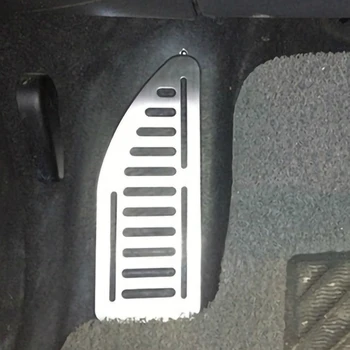Nerūdijančio Plieno Footplate Pėdos Poilsio Padengti Automobilio Pedalas, skirtas Ford Focus MK2 2 Kuga Pabėgti Pėsčiomis Poilsio Padengti Trinkelėmis Pedalai Automobilių Reikmenys