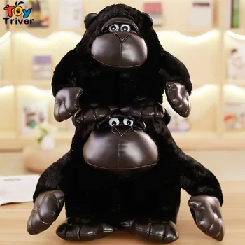 Pliušinis Realiame Gyvenime Juodos Gorilos Šimpanzių Orangutan Beždžionė Žaislas Įdaryti Lėlės, Žaislai Vaikams, Vaikų Gimtadienio Dovana, Namų Dekoro Parduotuvė