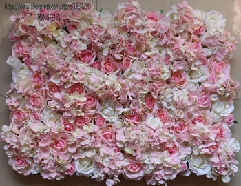 TONGFENG 24pcs/daug Dirbtinio šilko rožė hydrangea gėlių sienos vestuvių foną dekoruoti gėlių runner vestuvių dekoravimas