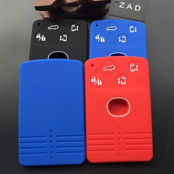 ZAD Silikono guma automobilio raktas padengti turėtojo nustatyti odos mazda 8 2011 4 mygtukas kortelė klavišą atveju shell raštas