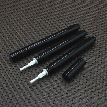100vnt/Daug 3 ML juodas Plastikinis Rašiklis, Nešiojamų Kosmetikos Pen, Vienkartiniai Lūpų Blizgesys/Lūpų Aliejus, Pieštukas,Blakstienų Augimo Skysčio Konteineris