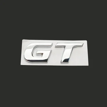 3D Metalo GT Emblema Automobilių Lipdukas BMW Opel Audi VW Audi 