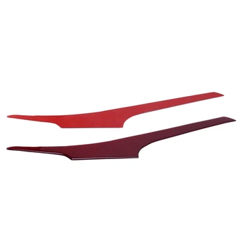 Automobilis Raudonos spalvos Vidinės Durų Rankenos, Atrama Padengti Apdailos Juostelės Lipduką už Lexus IS250 IS350 2013-2019 Interjero Juostelės