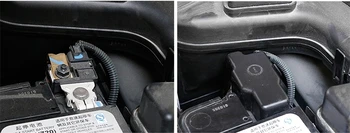 Baterijų neigiamų elektrodų padengti Modifikacija skirta neigiamo elektrodo apsaugos dangtelis Renault Koleos 2017 2018