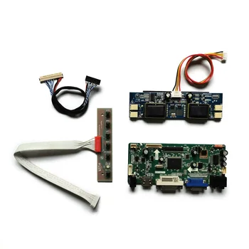Ekrano VGA+DVI Už M185B1-L01/TMS185WX1-01TB 4CCFL 30-Pin 1366*768 LVDS M. NT68676 ekranas valdiklio plokštės 