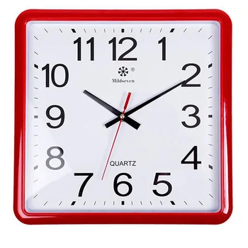 Mados Sieninis Laikrodis Kvadratinis Paprastas Tylus Laikrodis Biuro, Miegamojo Kambarį Kūrybos Elektroninių Kvarcinis Laikrodis Sieninis Laikrodis Šiuolaikinės
