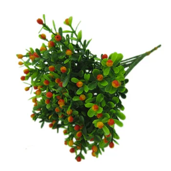 Mini 20*5cm Milano Dirbtiniai Augalai Netikrą Tikroviška Plastikinis Žolės, Gėlių Dekoracija Namuose Gadren Sienų Apdailai Priedai