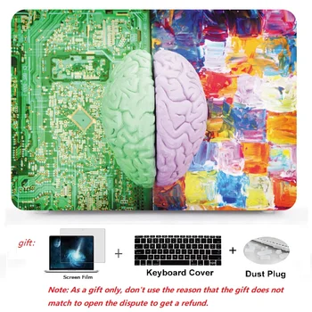 Tabletės apvalkalas dėklas spalvotas Spausdinimas Sunku Atvejis 11 11.6 12 13 13.3 15 colio Apple Macbook pro Oro Jutiklinis Baras 