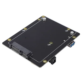 Tinka Aviečių Pi X825 SSD&HDD SATA pagrindinė Plokštė Atitikimo Metaliniu korpusu + Jungiklis + Vėsinimo Ventiliatorius + X735 Valdyba