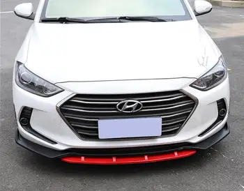Už Elantra Kūno komplektas, spoileris, 2016-2018 Už Hyundai Elantra SC ABS Galinis lip galinis spoileris Bamperio Difuzorius Buferiai Raštas