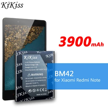 Originalus KiKiss Baterija BM42 Už Xiaomi Redmi Pastaba / Xiao mi Redmi Hongmi Pastaba 4G Premjero Baterijų 3900mAh