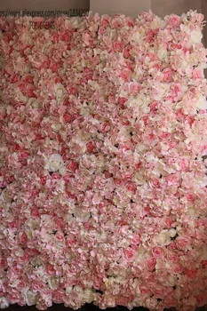 TONGFENG 24pcs/daug Dirbtinio šilko rožė hydrangea gėlių sienos vestuvių foną dekoruoti gėlių runner vestuvių dekoravimas