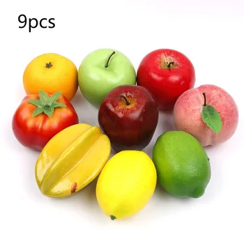 Įvairių Dirbtinių Vaisių Modeliavimas Dirbtinių Vaisių, Obuolių, Apelsinų, Kriaušių Plastiko Netikras Vaisius Virtuvės Stalo Namų Dekoro 