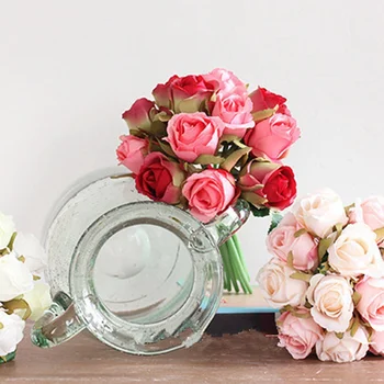 Korėjos Rožių Puokštės Nuotaka Vestuvių Fotografavimas Fotografavimo Rekvizitas, Dekoratyvinės Gėlės Modeliavimas Dekoratyvinis Netikrą Gėlės