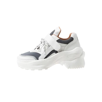 Wayneflex mados sportbačiai, kvėpuojantis batai Moterų Potvynio batai platformos Laisvalaikio teniso Tėtis batai naują atvykimo moteriški batai